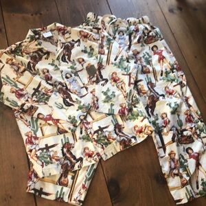 Original Cowboy Pajamas made in Texas small (6-8)